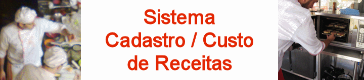 Clique para ver nosso programa de Cadastro / Custo de Receitas