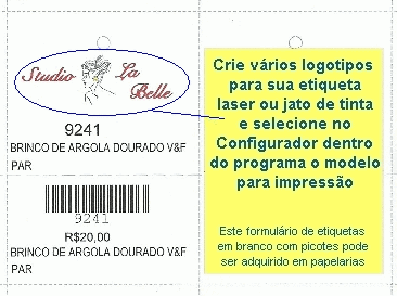 Etiqueta de preço de produto